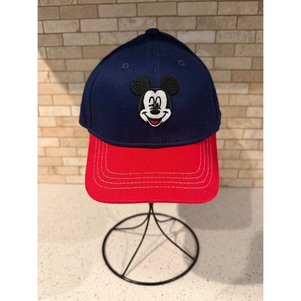 Old Navy Disney Mickey Mouse Dad Hat Adjustable Blue Red Cap L